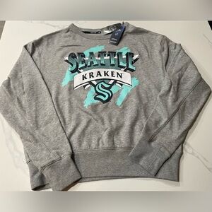 Seattle Kraken Adidas Men’s Vintage Crewneck Sweatshirt